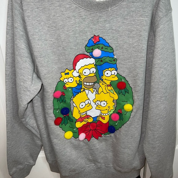 The Simpsons Christmas Light Up Sweater 